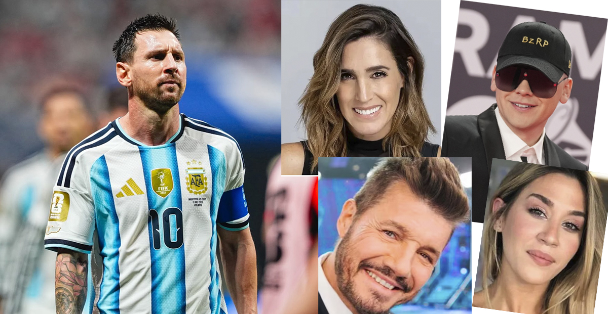 Pessoas famosas mandam mensagens para Messi após a vitória