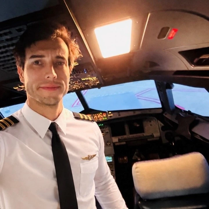 Lucas Bertazzo, el piloto que se tiró al vació en Córdoba.