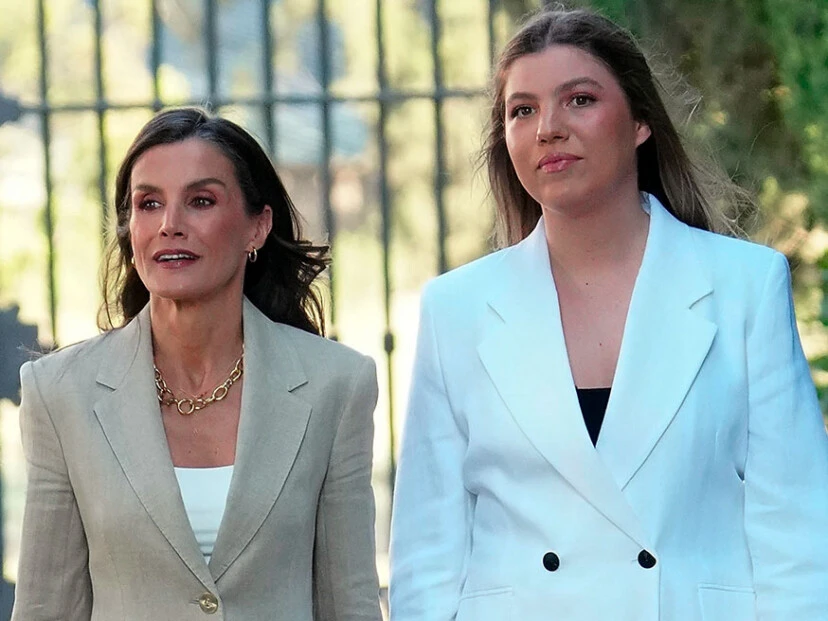 Letizia y la infanta sofía