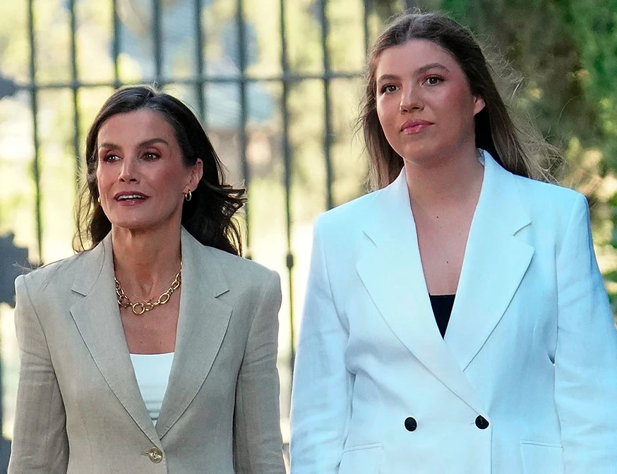 Letizia y la infanta sofía