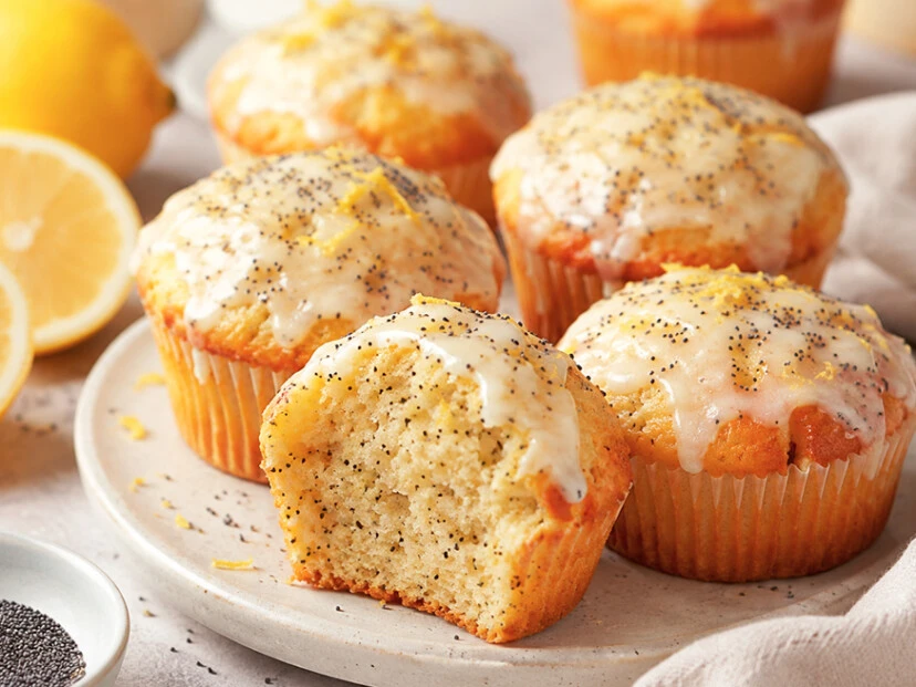 muffins de limon