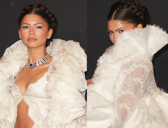 Zendaya volvió a conquistar París con un vestido de alta costura reinterpretado por Louis Vuitton