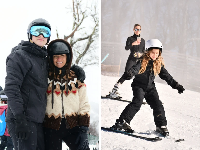 Pampita, Benjamín Vicuña y Anita Espasandín coincidieron en Cerro Bayo y disfrutaron de la nieve DESTACADA