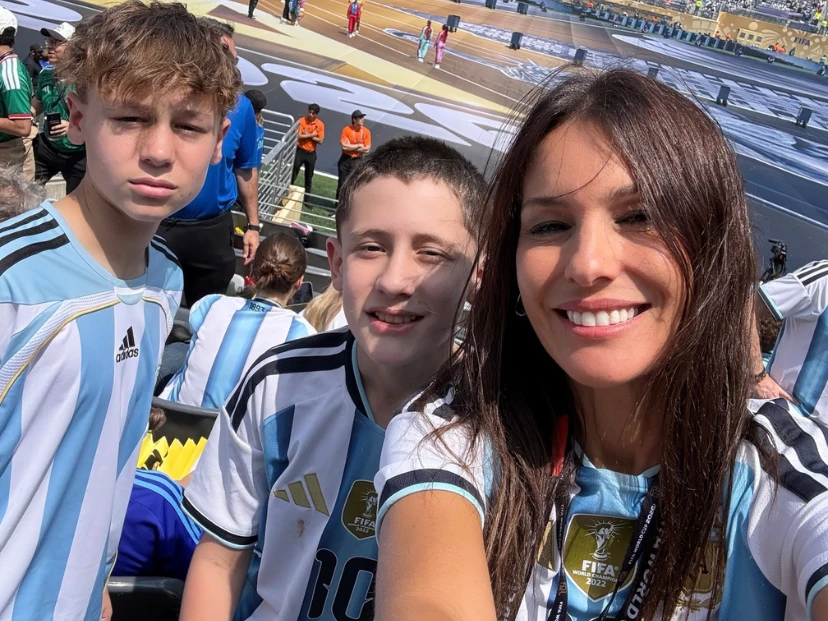 Pampita rompió en llanto tras la final entre Argentina y España: el video que muestra su emoción