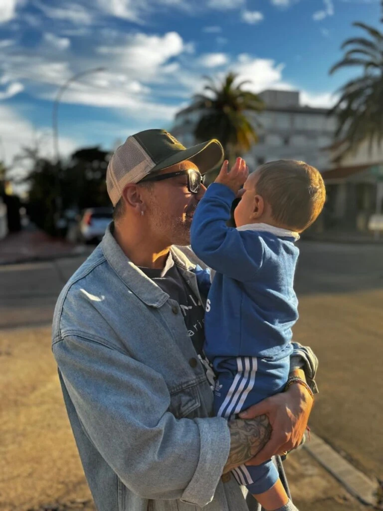 Pocho Lavezzi celebró los dos años de su hijo Vittorio. 