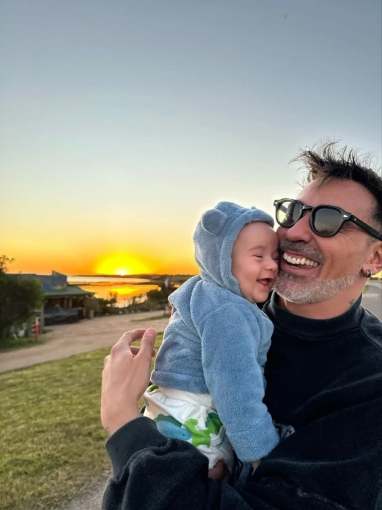 Pocho Lavezzi celebró los dos años de su hijo Vittorio. 