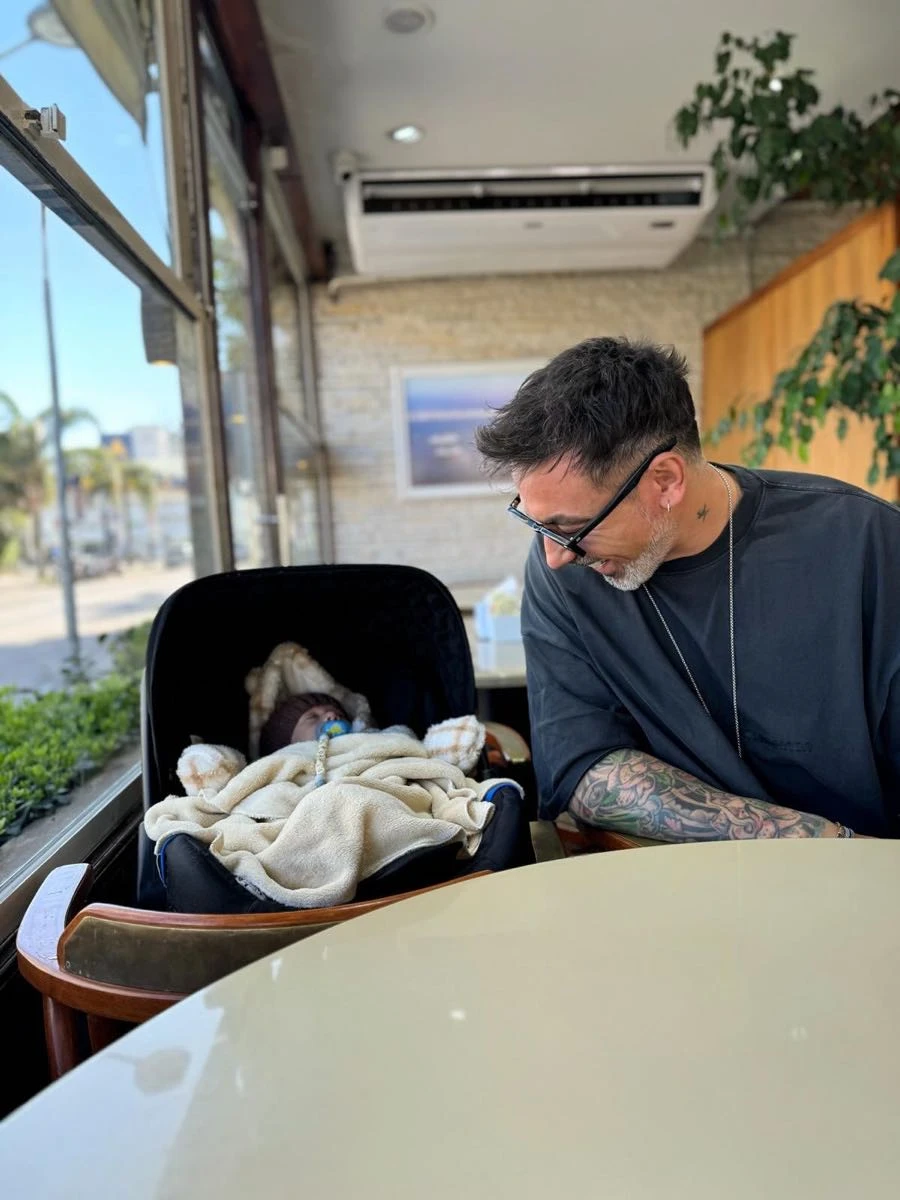 Pocho Lavezzi celebró los dos años de su hijo Vittorio. 