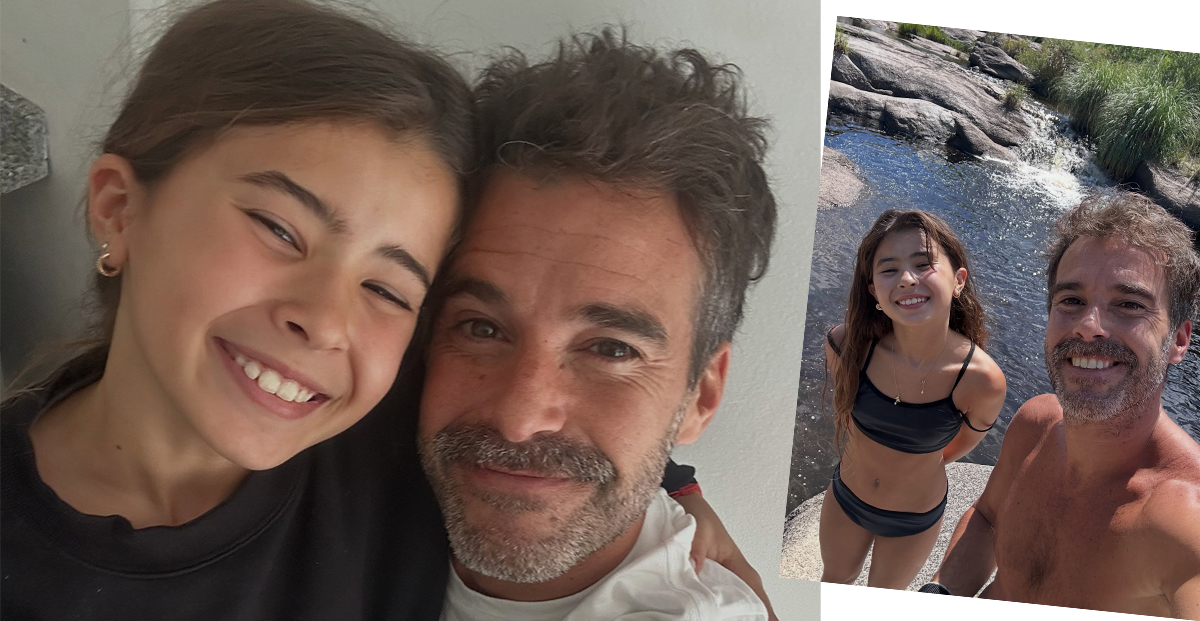 Nicolas Cabret emocionado com uma doce mensagem para Ruffin em seu aniversário de 13 anos
