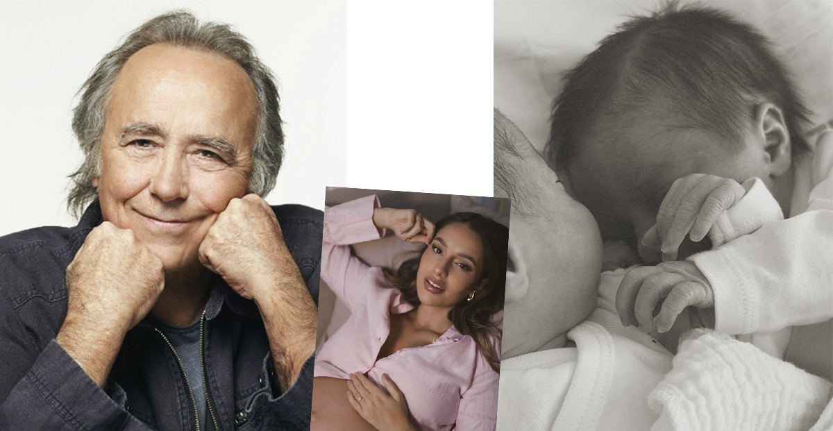Joan Manuel Serrat era bisavô: nasceram suas bisnetas