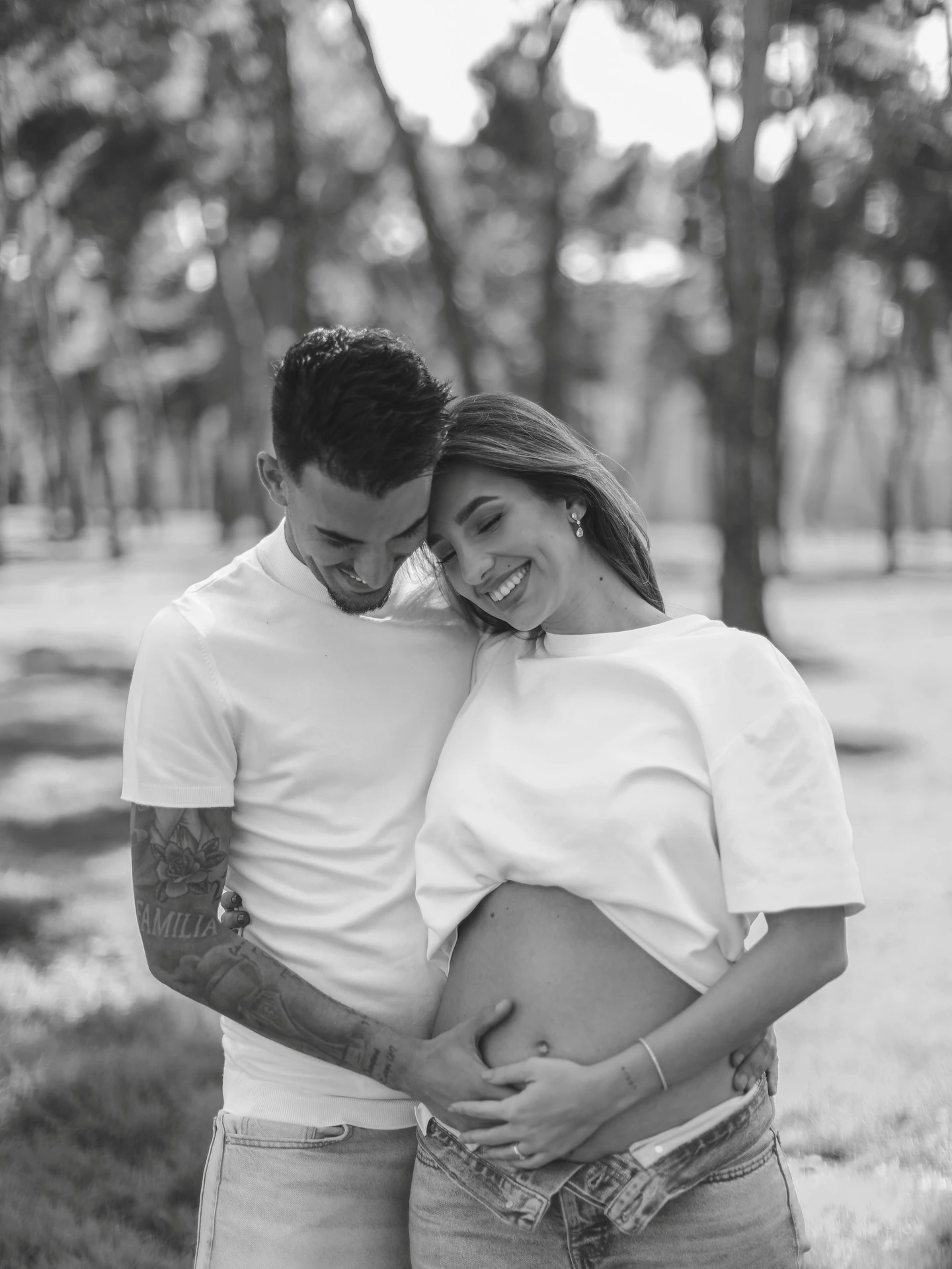 Luna Serrat y au pareja, el futbolista del Real Madrid Dani Ceballos.