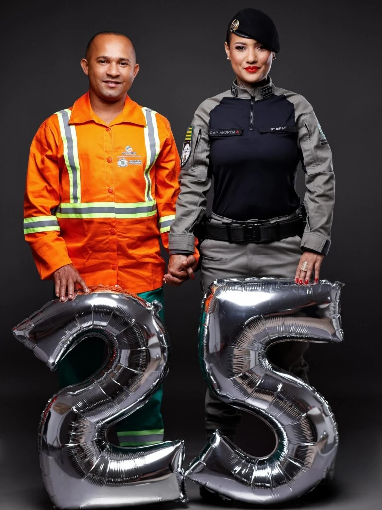 José Francisco Barros y Andreia Guimarães están juntos hace 25 años. Foto: IG