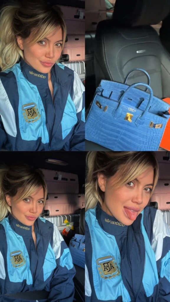 Confeccionada en un tejido de acabado impermeable, cuello alto y cierre frontal, la prenda remite a las clásicas camperas deportivas de los años 90, hoy revalorizadas como piezas icónicas dentro del universo de la moda.