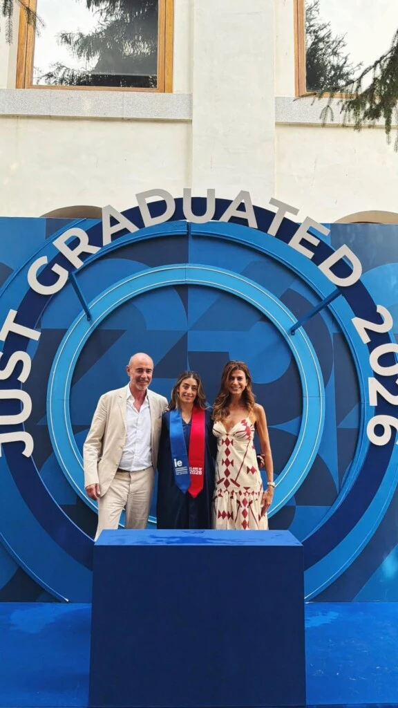 Bruno Barbier, Valentina Barbier y Juliana Awada.