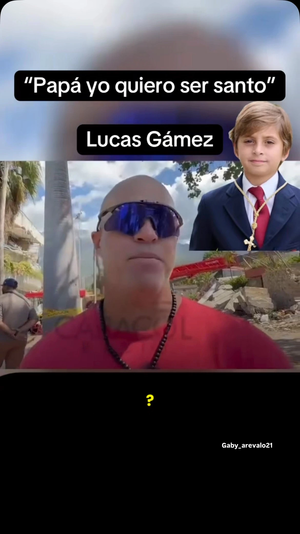 "Papá, yo quiero ser santo": las conmovedoras palabras de Lucas Gámez días antes de morir en el terremoto de Venezuela