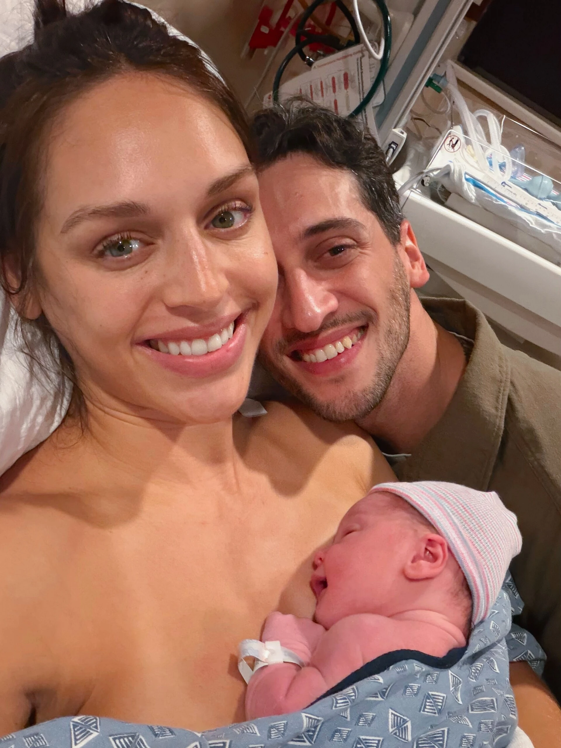 Nació Dalí, la primera hija de Samantha Trottier y Hernán Reggiardo: las tiernas fotos de la bienvenida