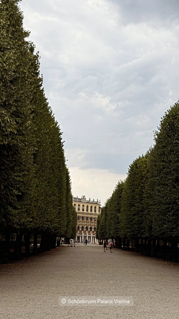 Durante su estadía, la modelo compartió imágenes de algunos de los lugares más representativos de Viena, una ciudad reconocida por su arquitectura imperial, sus espacios verdes y su riqueza histórica.
