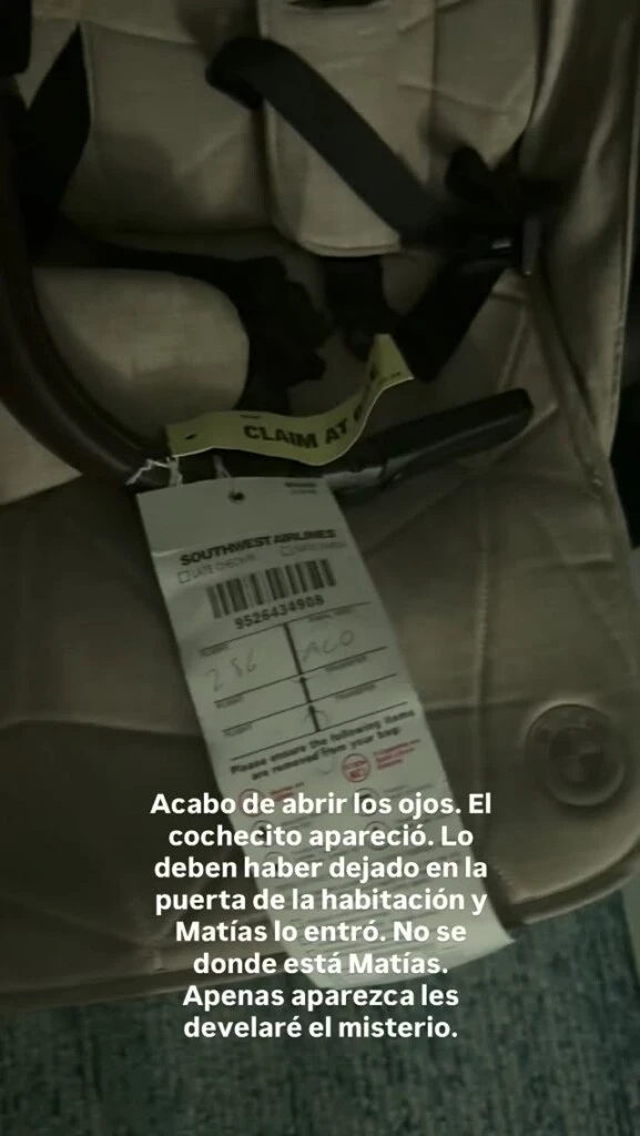 Al día siguiente llegó una noticia que cambió el ánimo de toda la familia. “Acabo de abrir los ojos. El cochecito apareció”, contó Jimena.