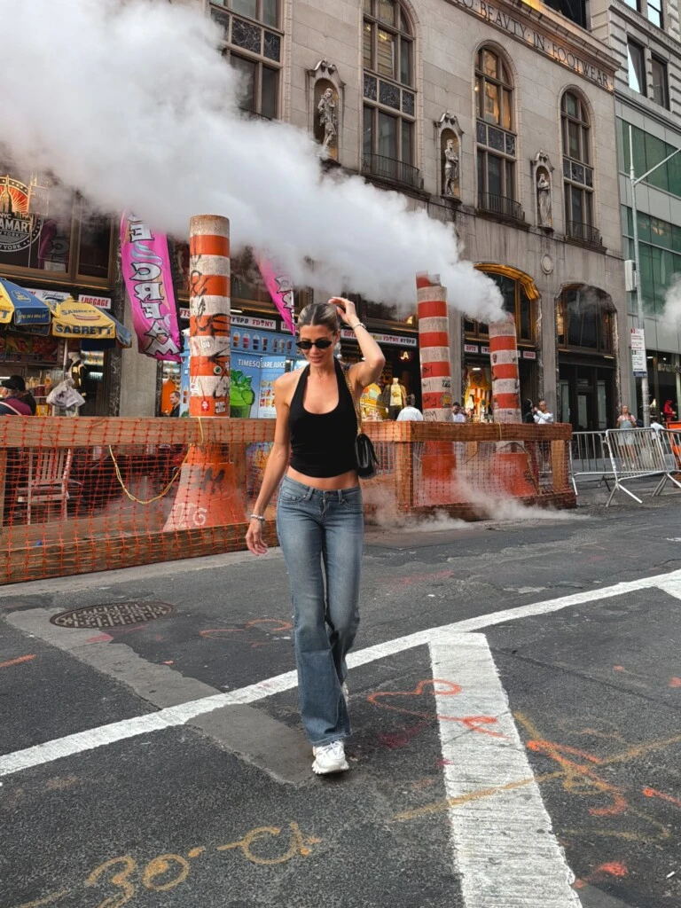 El look de Cande Ruggeri. Foto: IG
