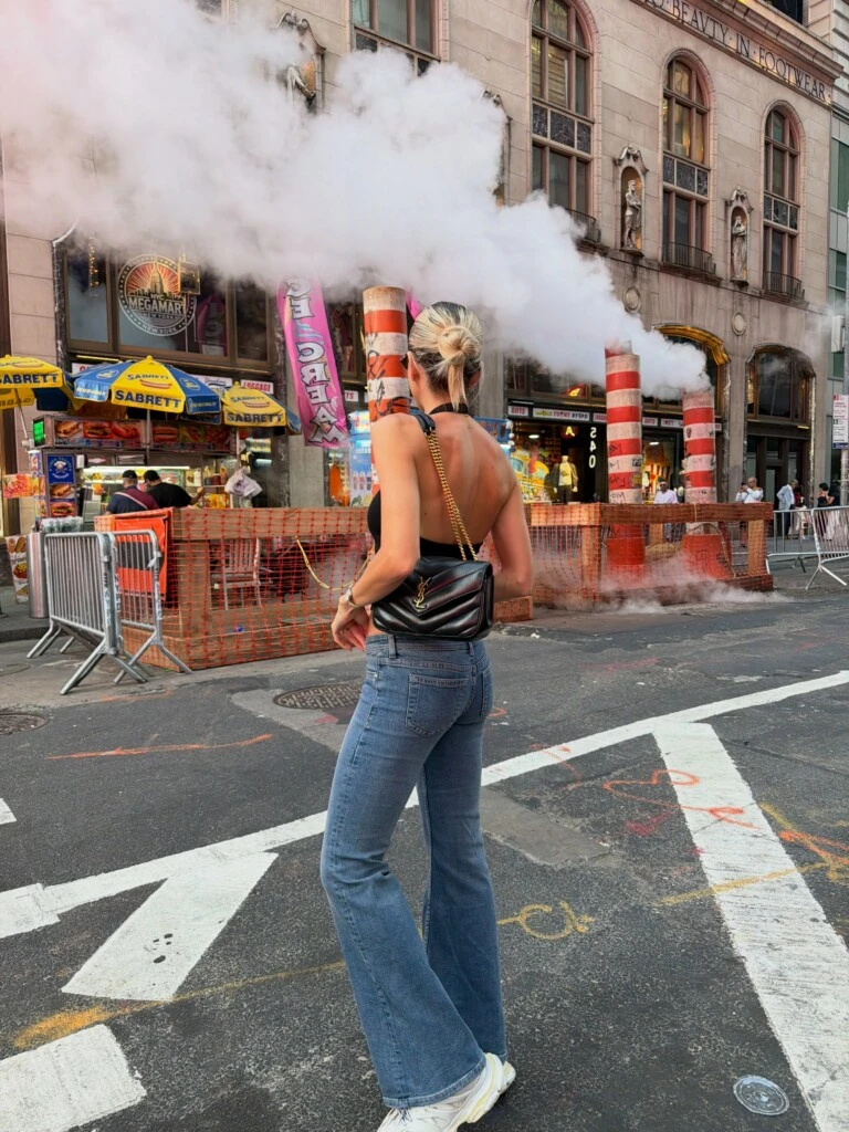 El look de Cande Ruggeri. Foto: IG