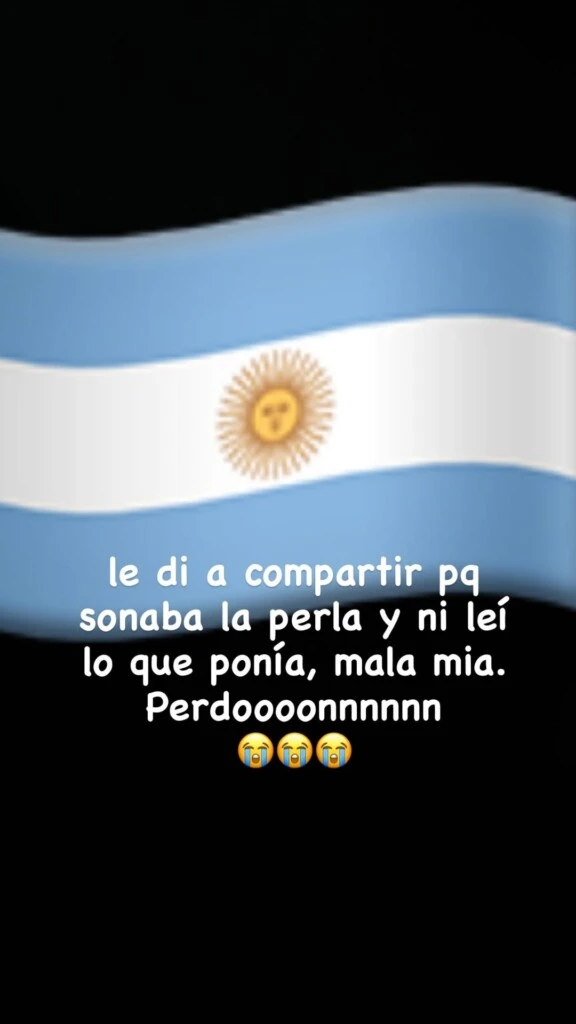 El pedido de disculpas de Rosalía. Foto: IG