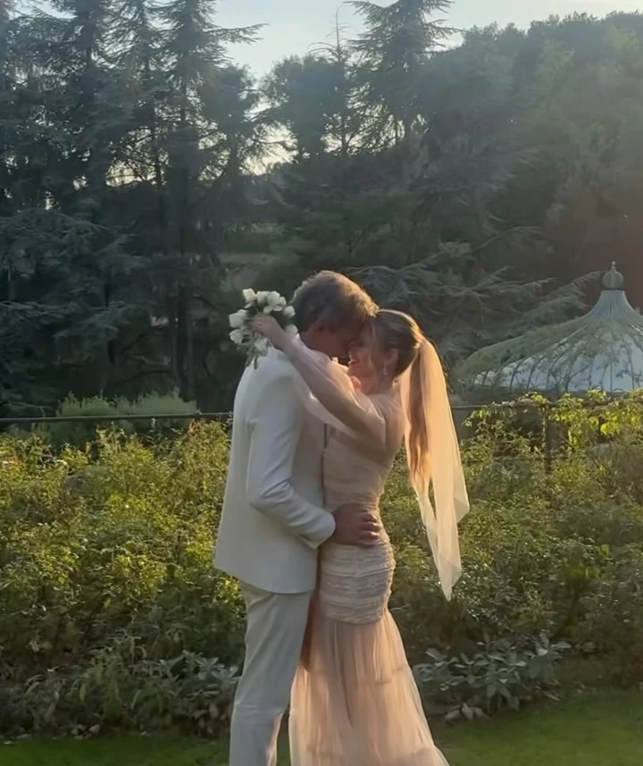 Así fue el casamiento de Claudio Rigoli y Eli en Monte Isola