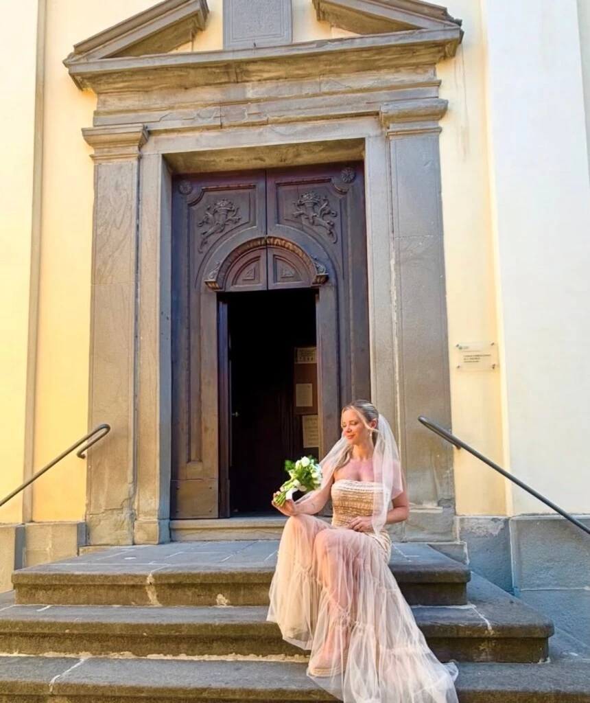 Así fue el casamiento de Claudio Rigoli y Eli en Monte Isola