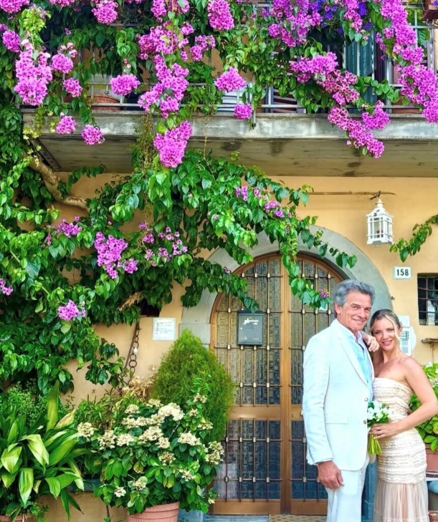 Así fue el casamiento de Claudio Rigoli y Eli en Monte Isola