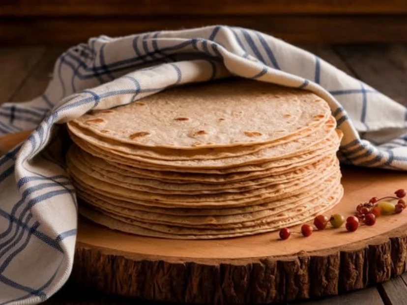 Tortillas integrales caseras para tacos: receta fácil con 4 ingredientes
