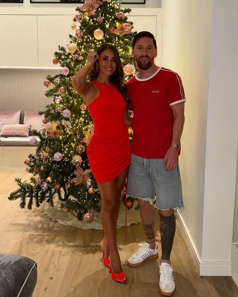 Antonela muestra su casa en Navidad
