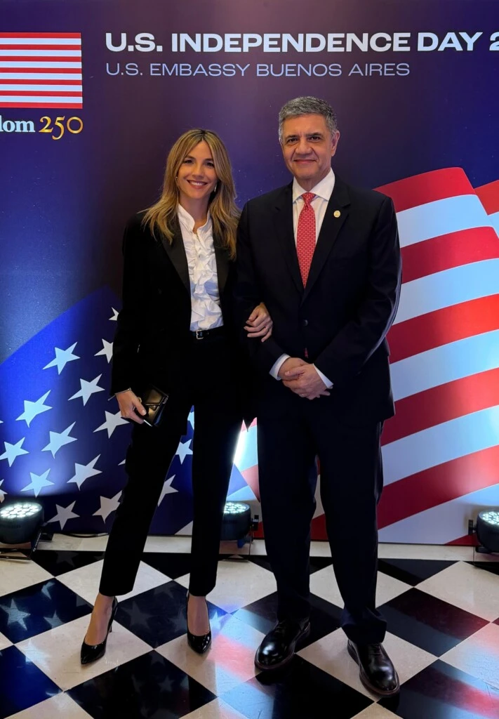 María Belén Ludueña y Jorge Macri
