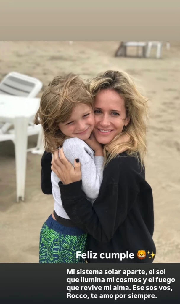 El mensaje de Julieta Prandi por el cumpleaños de su hijo Rocco. Foto: IG