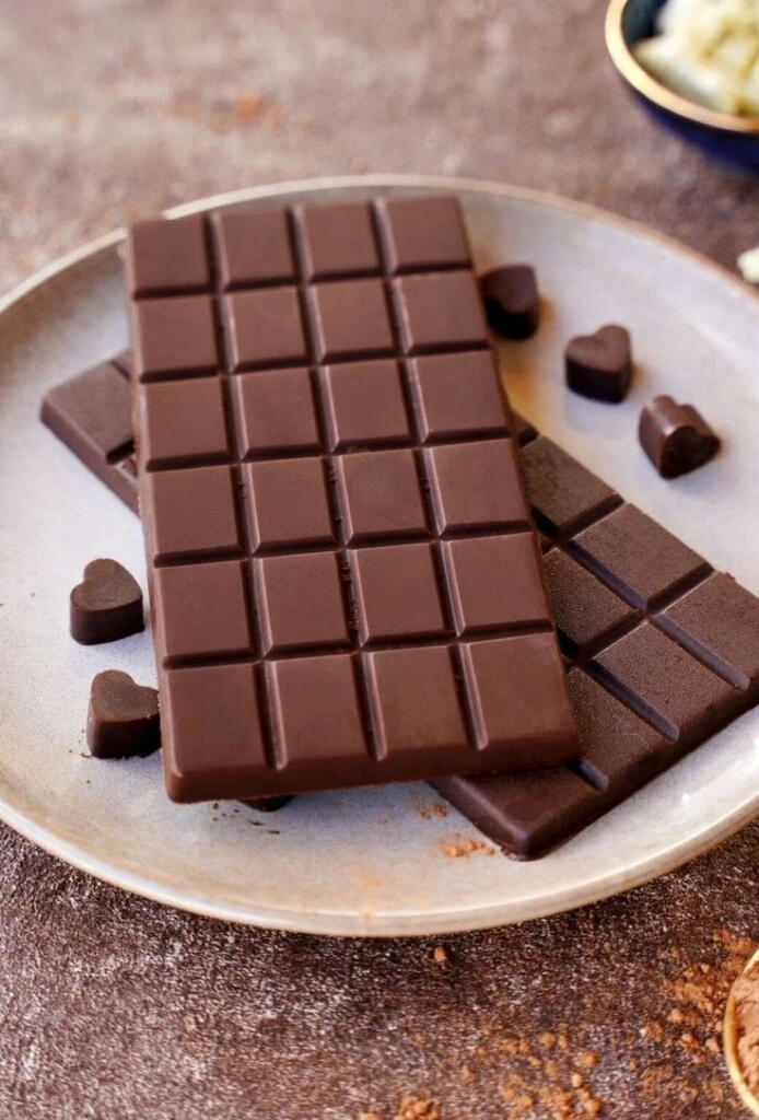 Tableta de chocolate casera. Foto: Pinterest