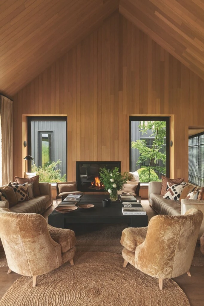 Así es la casa estilo nórdico donde Juliana Awada pasa sus vacaciones de invierno en la Patagonia