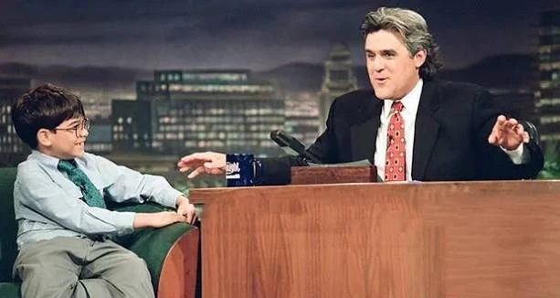 Jay Leno entrevistando a Michael Kearney