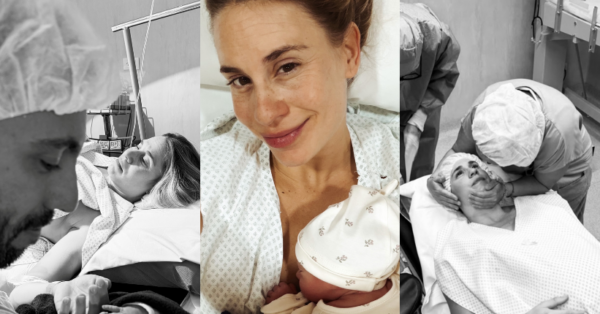 Foi assim que ele apresentou sua filha Serena