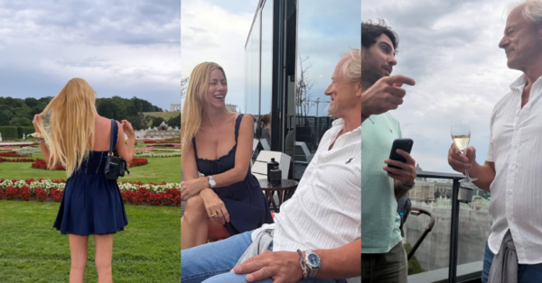 O reencontro romântico de Nicola Neumann com Manu Urcher na Áustria