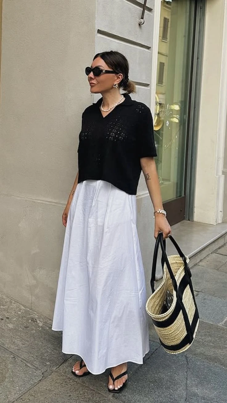 Pampita anticipa la tendencia de primavera: cómo usar una falda midi