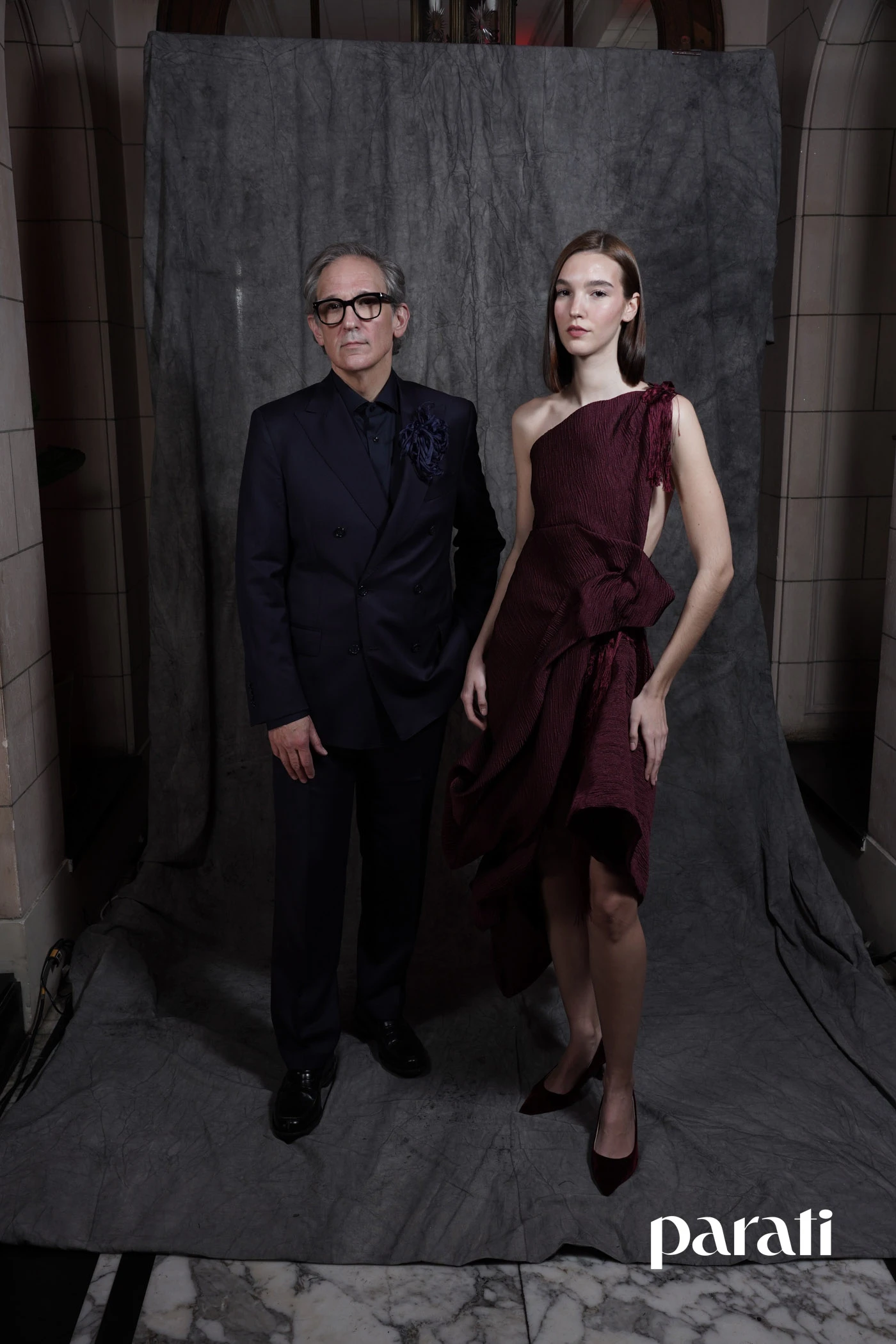 Adrián Brown y su musa, la modelo Julia Sabaté.