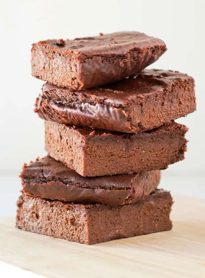 Brownie saludable sin horno. Foto: Pinterest