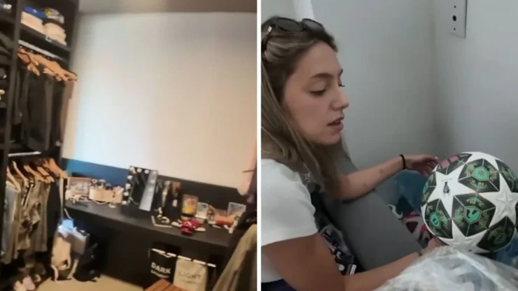 Así es la casa de Sofi Martínez: un departamento moderno con un increíble museo de camisetas