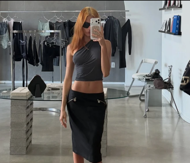 Valentina Zenere con su nuevo look de pelo.