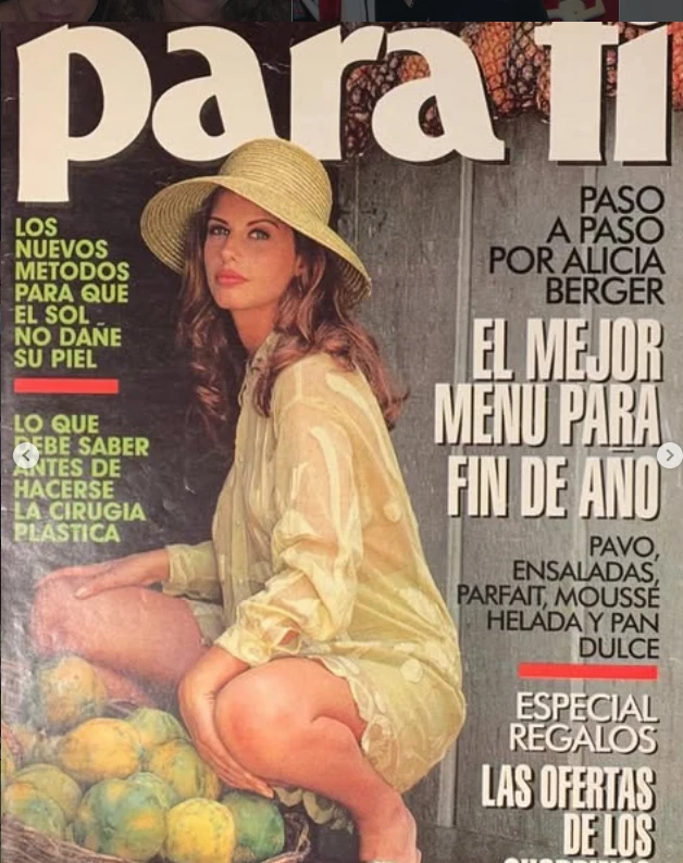 Analía fue tapa de Para ti durante los años '90 y 2000.