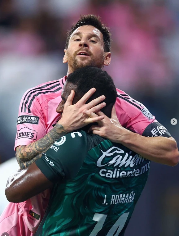 Leo Messi en su vuelta al Inter de Miami tras la muerte de su papá Jorge Messi.