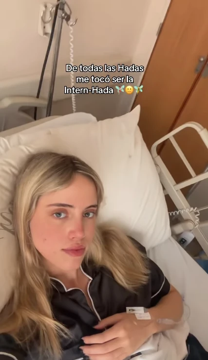 Denisse estuvo internada 7 dias.