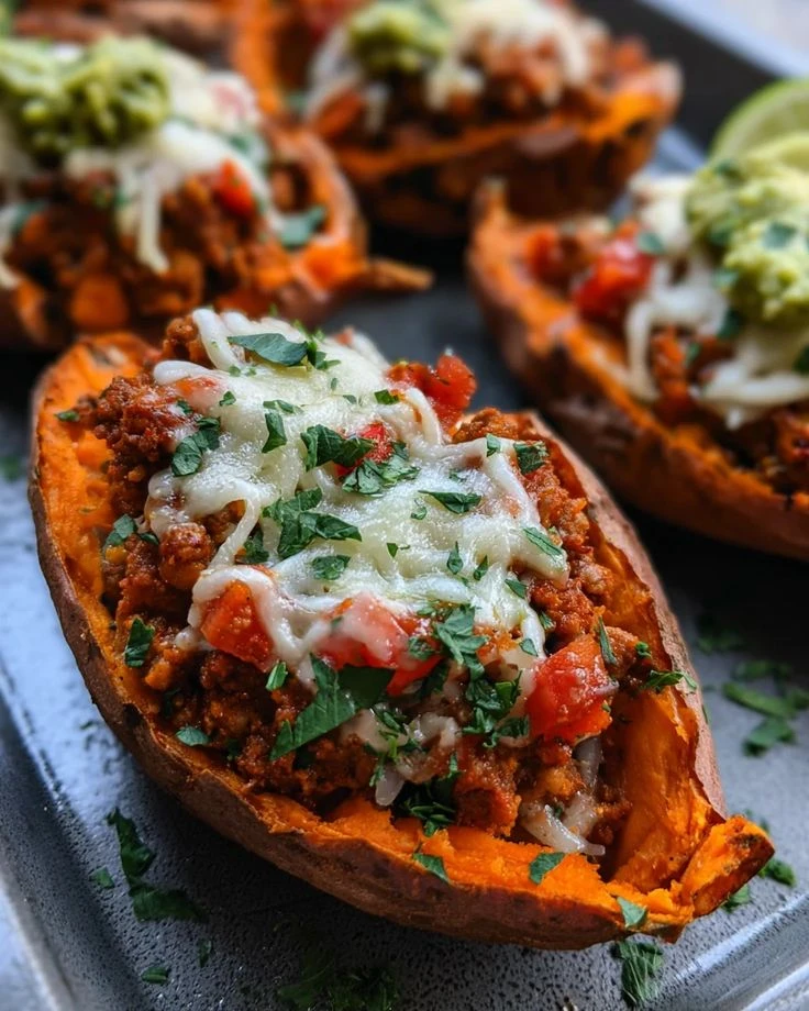Boniatos rellenos. Foto: Pinterest