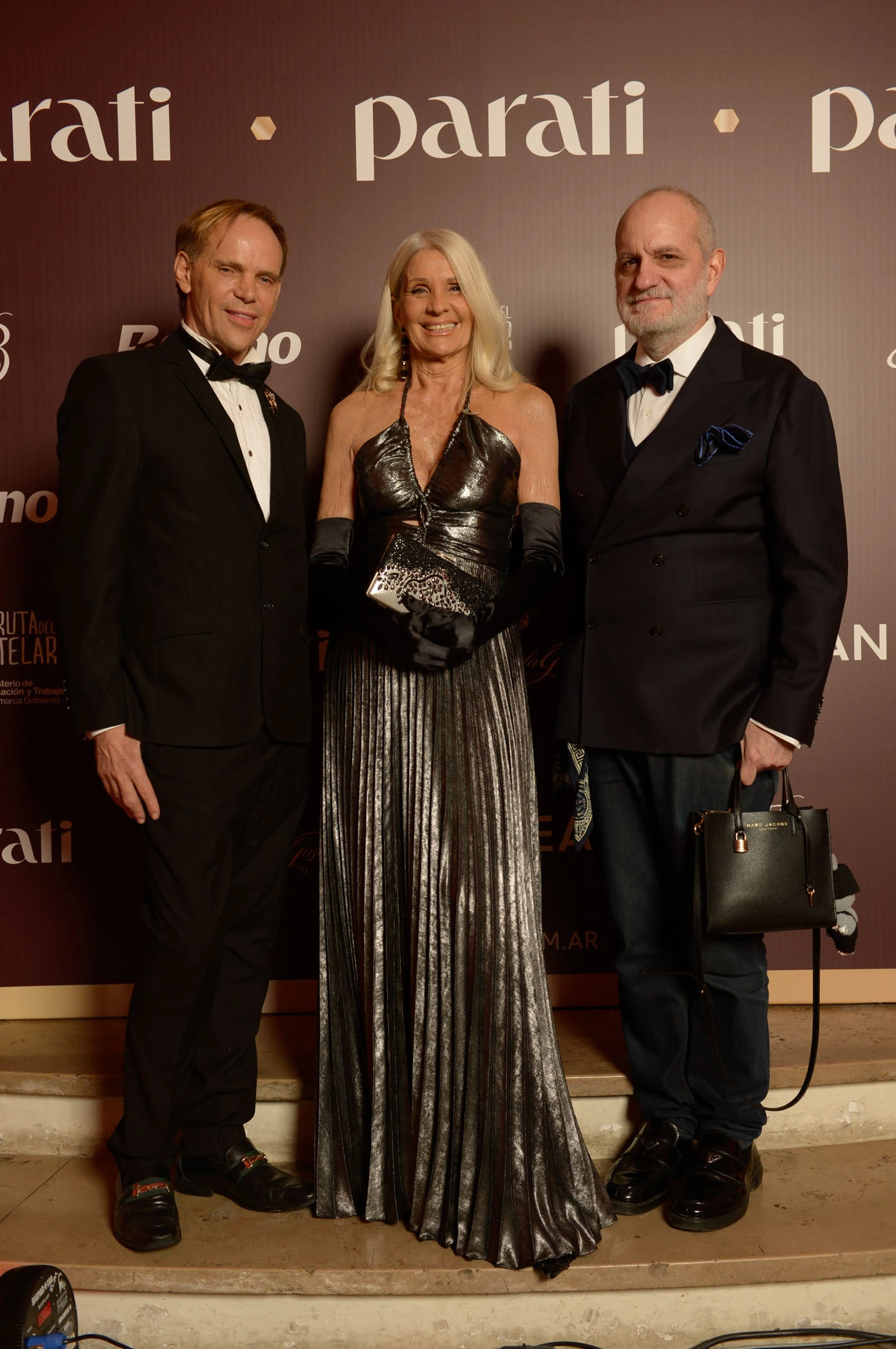 Thiago Pinheiro, Evelyn Schield y Laurencio Adot.