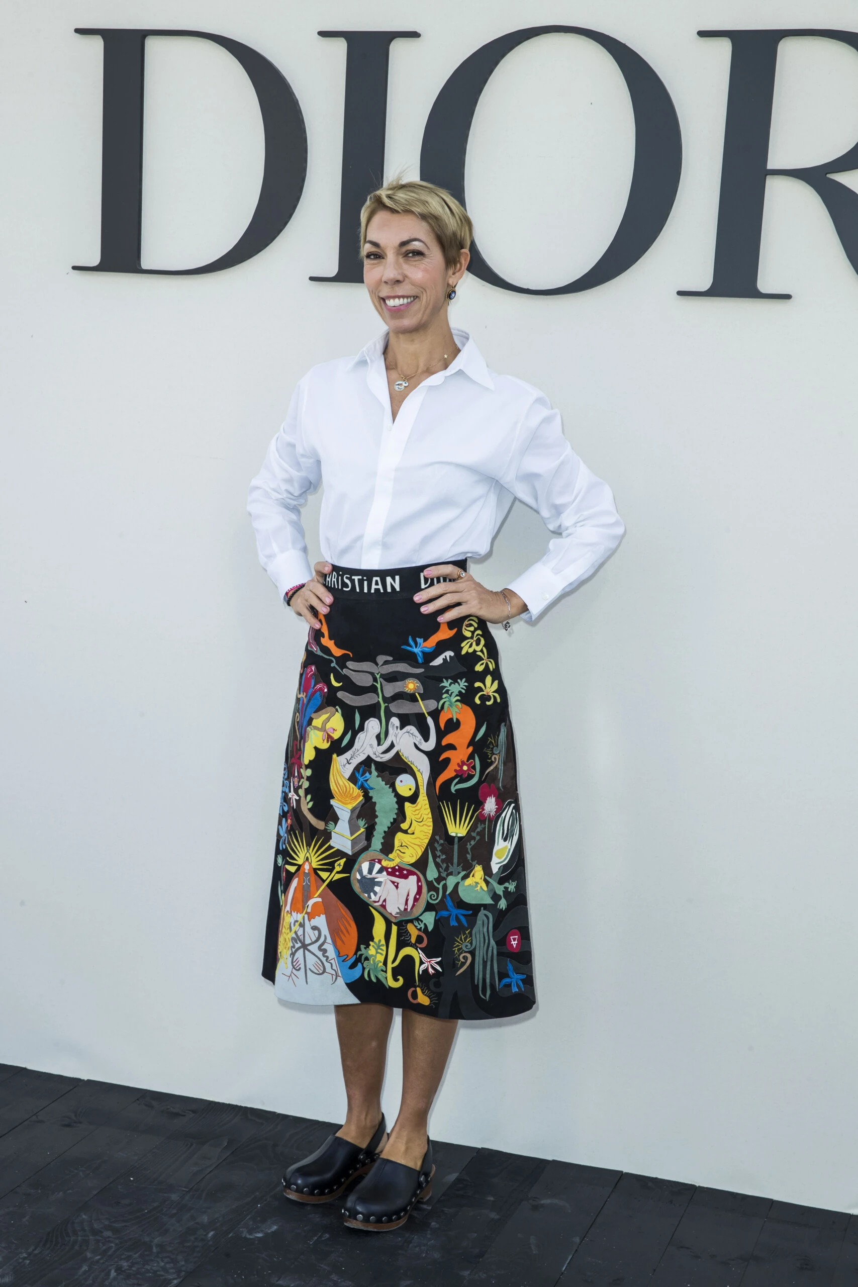Mathilde Agostinelli Meyer, durante la fiesta por los 30 años de la revista Madame Figaro, celebrada en la Salle Wagram de París.