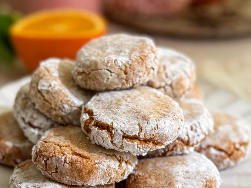 Galletitas de nuez y naranja sin gluten: la receta perfumada lista en 10 minutos