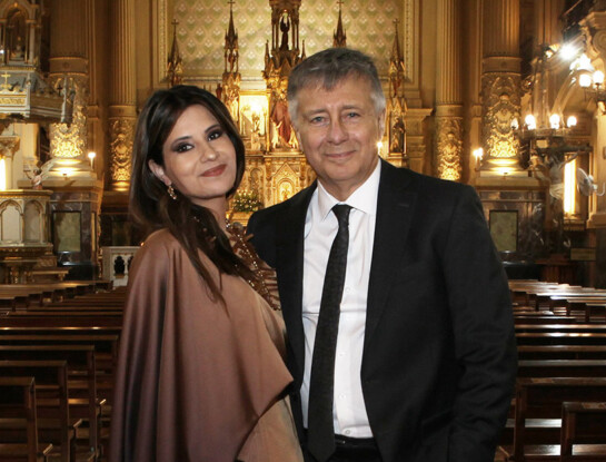 Giselle Krüger sorprendió con su look de novia para casarse con Rolando Graña: un diseño minimalista y sofisticado