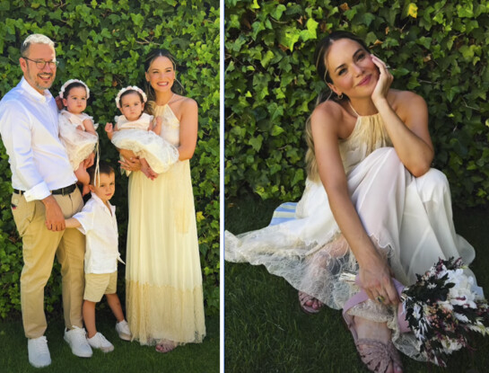 El look de novia romántica de Luz Cipriota: vestido amarillo pastel, encaje y un detalle blanco que hizo la diferencia